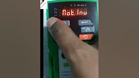 How to reset inh Commander C200 vfd #Control techniques # Inh# Drive#Enable#perameter setting
