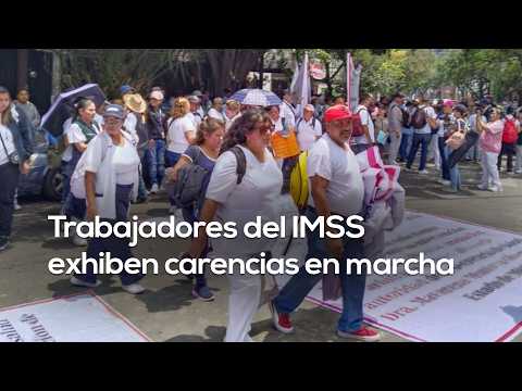 IMSS MARCH | Protesting from Siglo XXI against censorship and hospital collapse