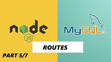 Nodejs MYSQL Login Tutorial - Routes - Part 5/7