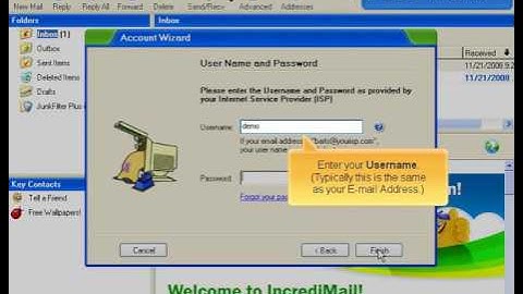 How to Add Email Accounts In IncrediMail - ISPAZE.COM