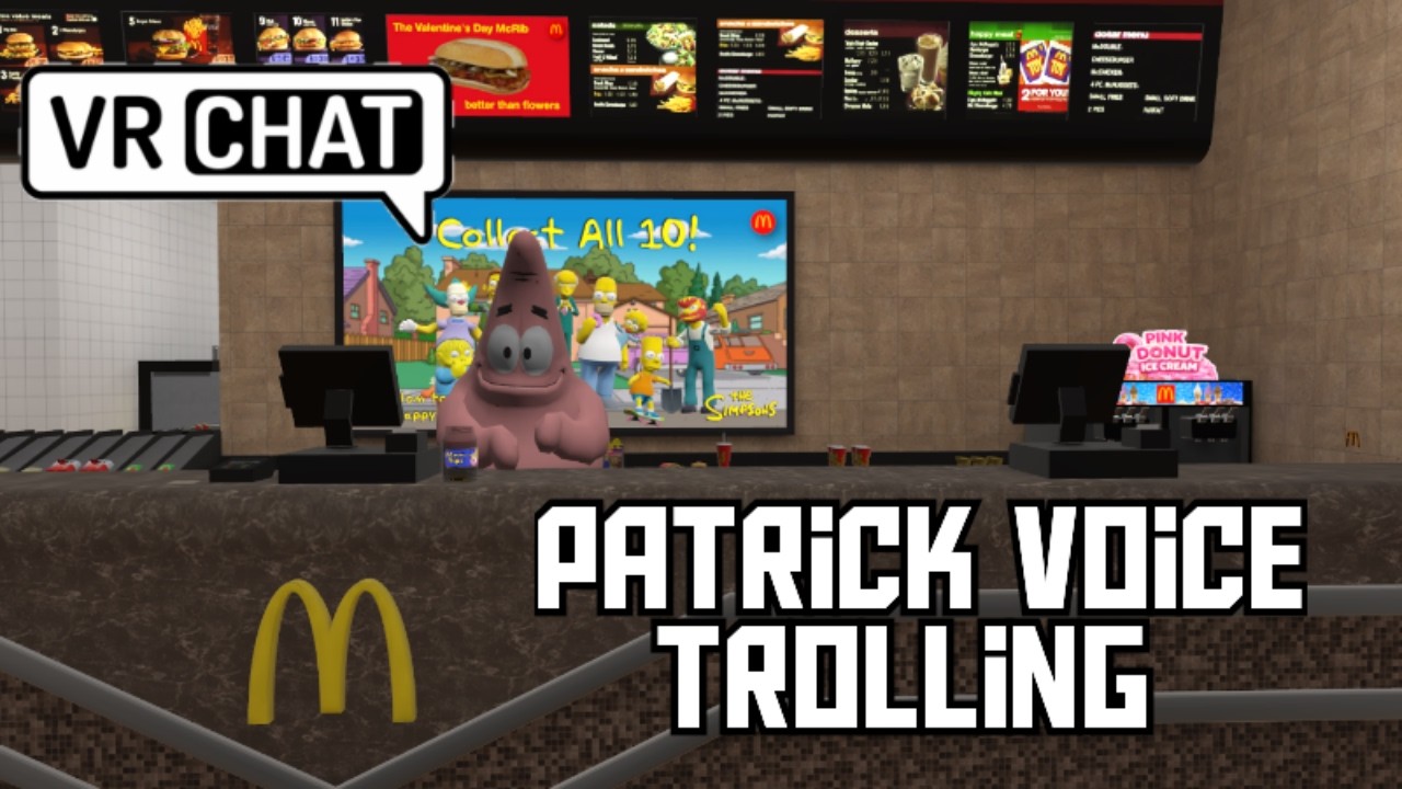 Patrick Using Vr Vrchat) patrick voice trolling - YouTube