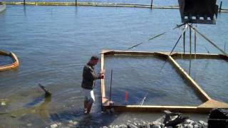 Frameset For Template On Base Rock For Concrete Boat Ramp