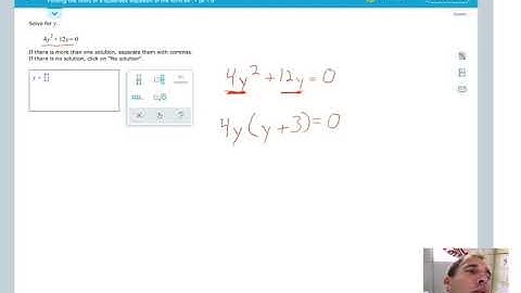 Finding the roots of a quadratic equation of the form ax2 + bx = 0