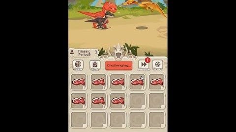 Simulation game idle dinosaurs triassic period 9 and triassic period 10 complete