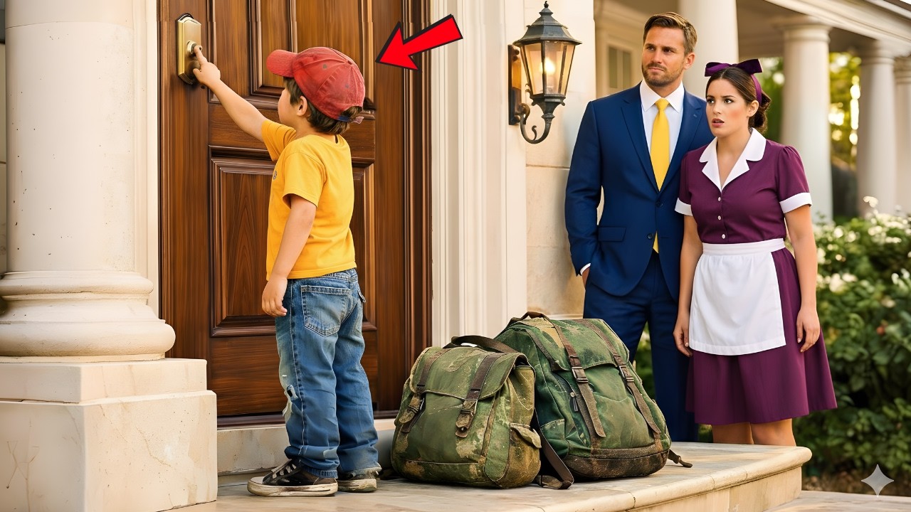 Chłopiec zapukał do drzwi milionera… a sekret, który ujawnił, na zawsze zmienił ich życie!