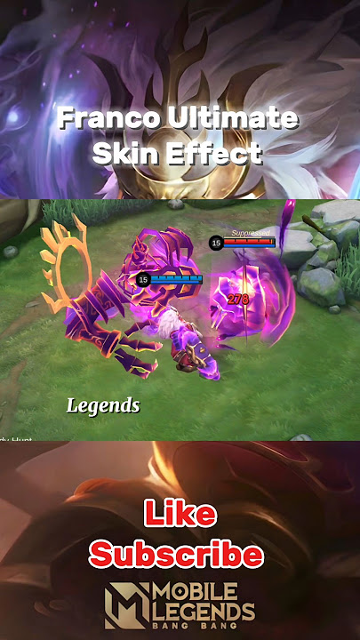 Franco Ultimate Skin Effect #mobilelegends #viralvideo #shorts