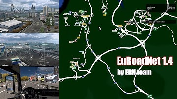 EuRoadNet 1.4 released - A more exciting Europe  | ETS2 1.46