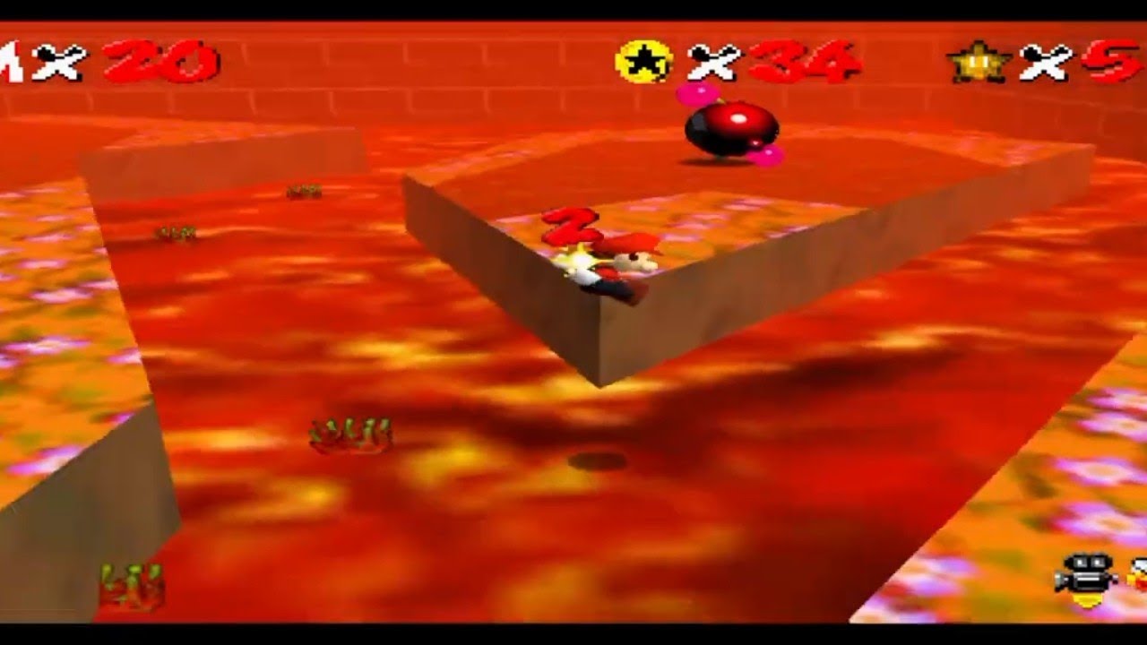 LWRNE - Course 1: Lava Camp (Mario 64 Rom Hack)