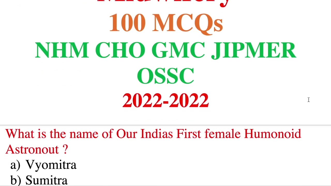 CHO Special class 2022-2023 Exams | All state CHO | Community Health Nursing  Series -2nd |