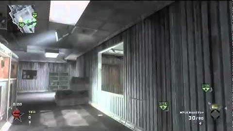 Black Ops - Search and Destroy - MP5 Rapid Fire Quad Kill
