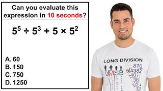 Power Play with 5s: Can You Solve This Exponent Puzzle in 10 Seconds ⚡