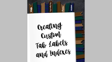Digital Planning - Adding custom tab labels and index labels with Cute Fonts (Over app Tutorial)