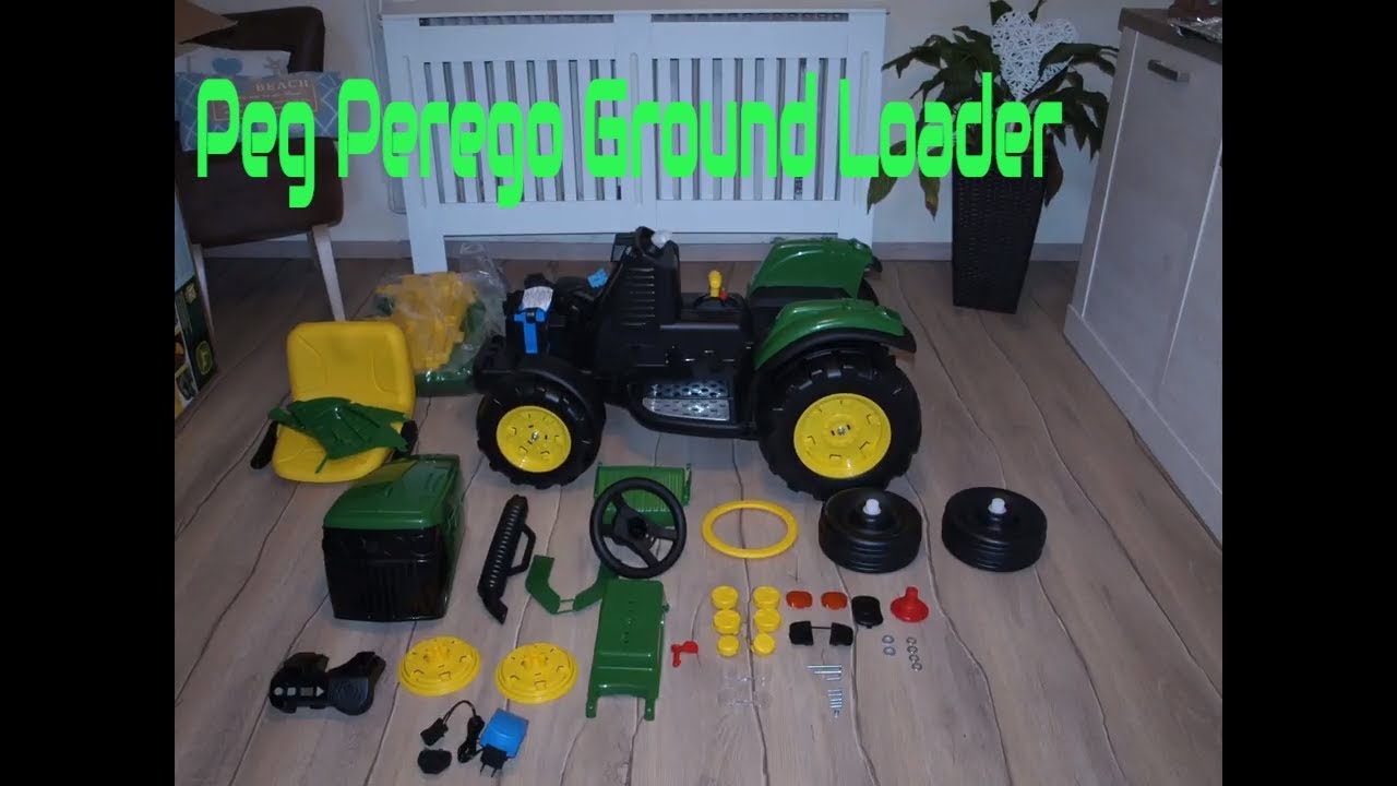 John Deere Ground Force mit Anhänger 12V