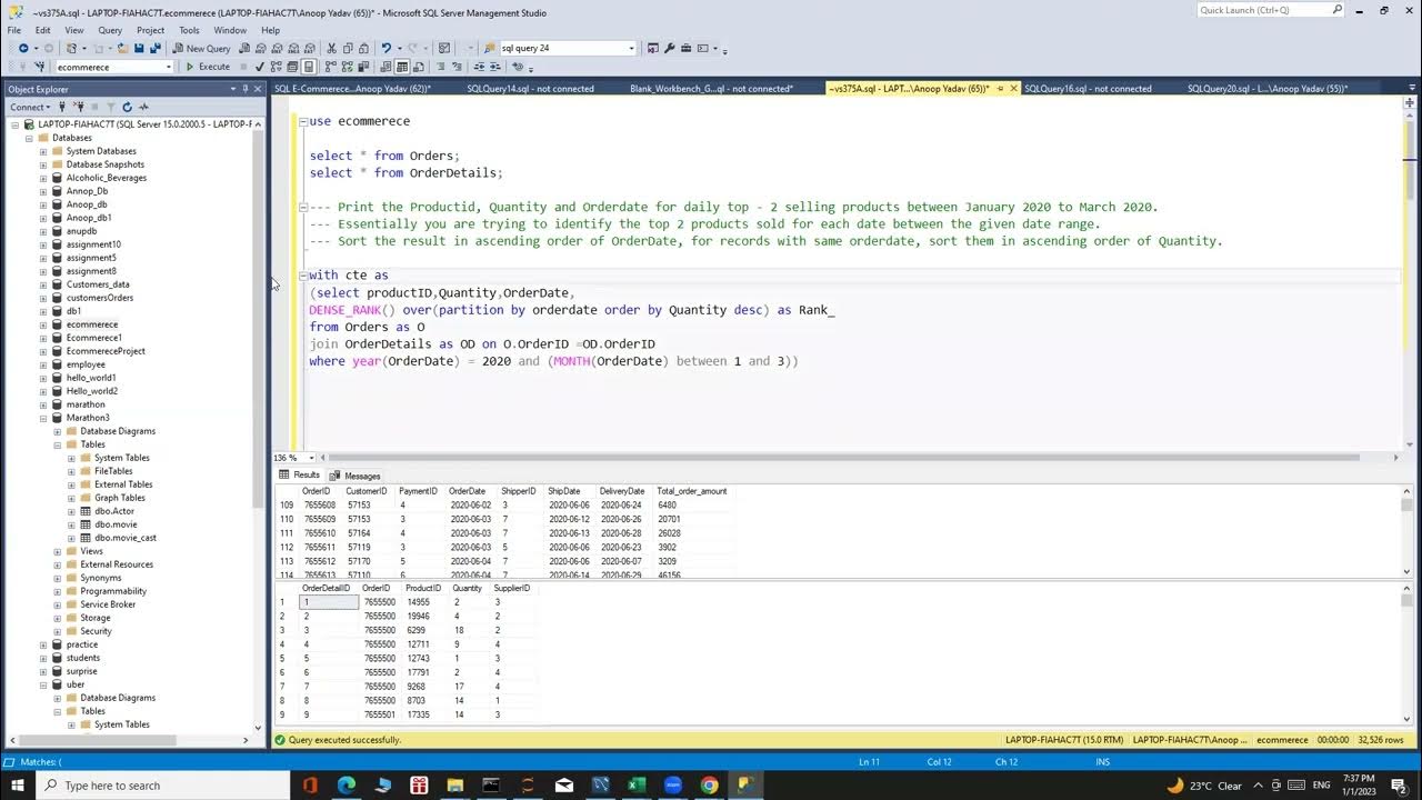 SQL CTE With Example - YouTube