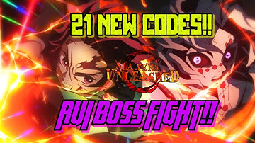21NEW CODES!!+RUI BOSS!! EPIC FIGHT!! TONS EXP!! Slayers Unleashed