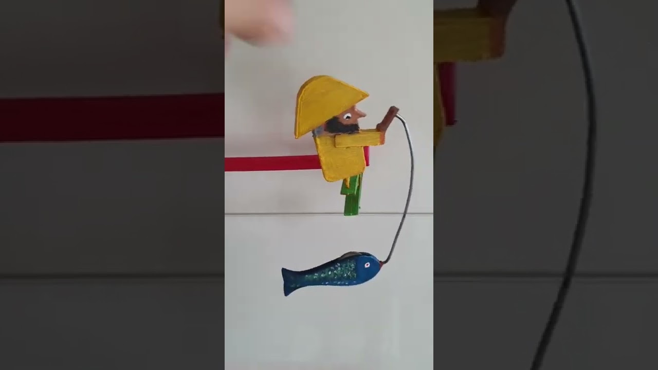 Fisherman balance toy 3d Print