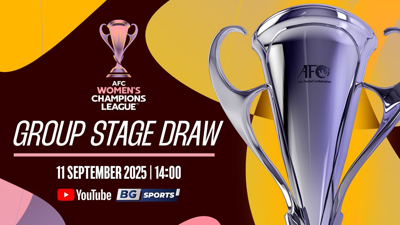 LIVE🔴: Group Stage Draw | AFC Women's Champions League™ 2025/26