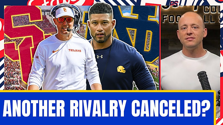 USC vs Notre Dame Rivalry ENDING? - Josh Pate Cut