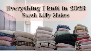 Everything I knit in 2023 | A year of Sandnes Garn | Sarah Lilly Makes