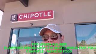 TIPS KULINER FAST FOOD DI AMERIKA : MINUM AIR MINERAL GRATIS. CONTOH CHIPOTLE MEXICAN FOOD DI SEDONA