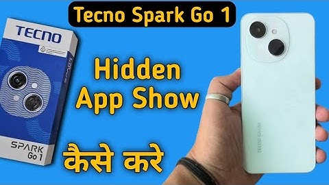 Tecno Spark Go 1 hide app kaise dekhe, how to see hidden apps in tecno, how to unhide apps in tecno