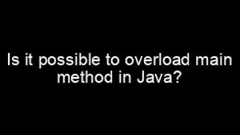 Is it possible to overload main method in Java? | Java Interview Questions and Answers