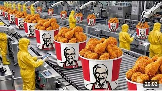 Inside the Largest KFC Factory USA: From Fresh Chicken to Crispy Perfection (Full Process)