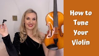 How to tune your violin  in realtime!