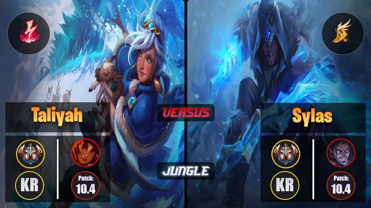 Challenger TALIYAH [Electrocute] (Jungle) VS  SYLAS - Challenger KR Patch 10.4