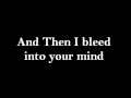 Bleed Into Your Mind - The All American Rejects LYRICS