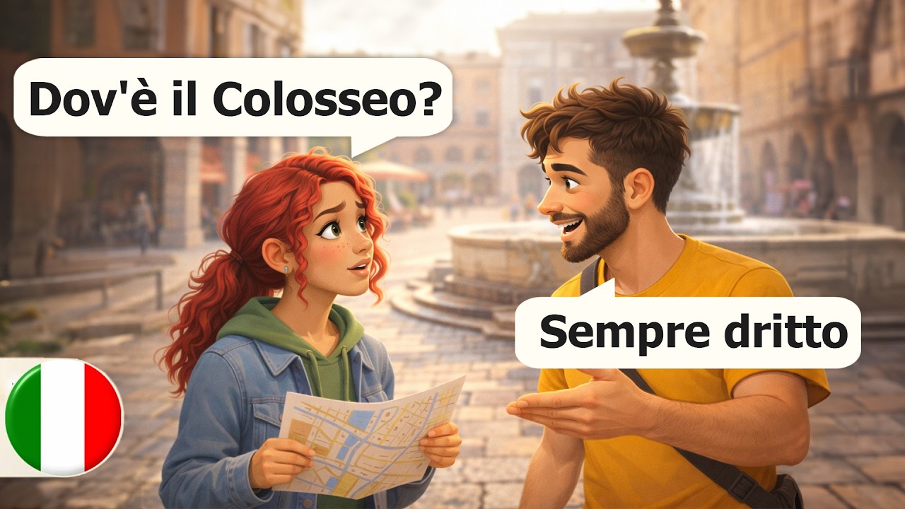 10 реальных диалогов на итальянском языке для начинающих (A1-A2) Простые диалоги на итальянском язык