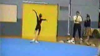 Yulia Rosliakova 1993 Rope training in Melbourne, Australia