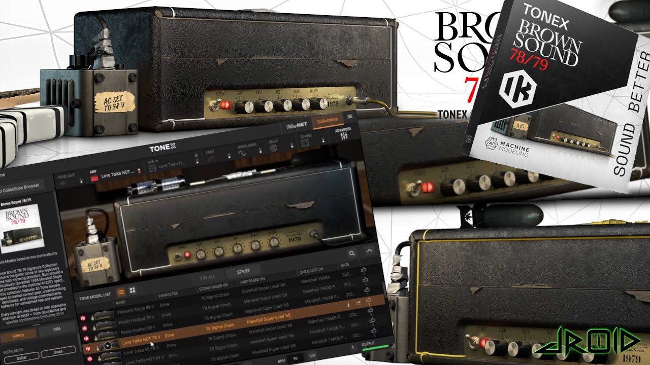 IK Multimedia TONEX BROWN SOUND 78/79 TrackS Sunset Sound Studio
