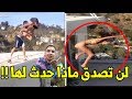 اغنى رجل بأمريكا يلقي بفتاه  من السطح  !!