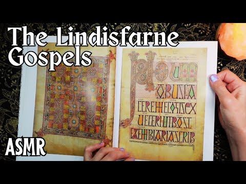 ASMR | 1300 Year Old Book - The Lindisfarne Gospels - British History Reading in a Whisper!