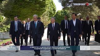 Ozbekiston Va Qozogiston Prezidentlari Bahouddin Naqshband Majmuasiga Tashrif Buyurdilar