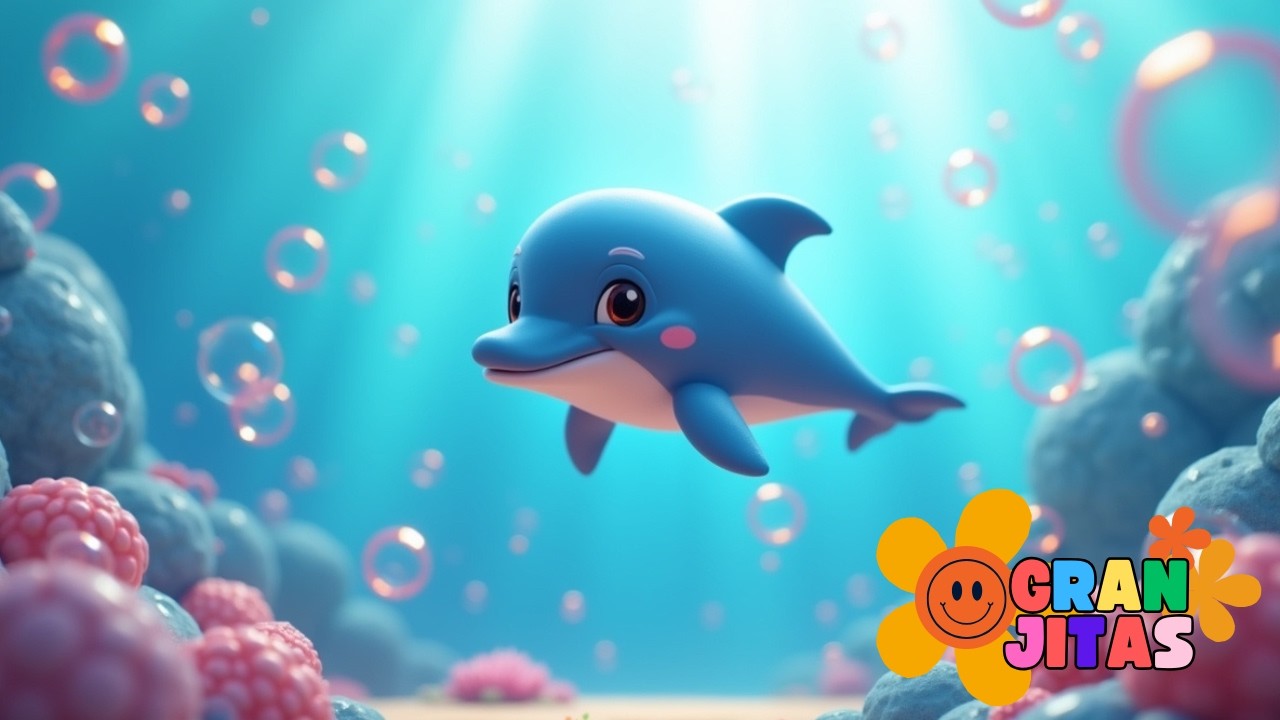 Canciones Infantiles del Mar – Delfincito que Hace Burbujas 🎵🐬