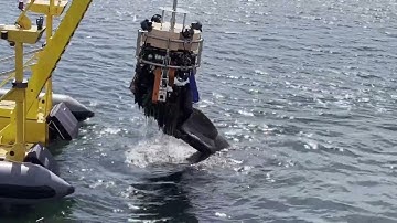 SEACLAR Catch of the Day in Marseille: Diving robot collects waste