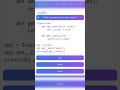 python Quiz #data #coding #python #quiz #question #quiztime #quizchallenge #challenge #shorts #yt#go