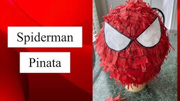 How To Make A Easy Spiderman Pinata | DIY