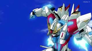 Gundam build fighter Sei iori Vs Reiji.
