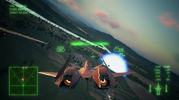 Ace Combat 7 - ADF-01 Superweapon Mod - Tactical Aerial Linear Gun Demo