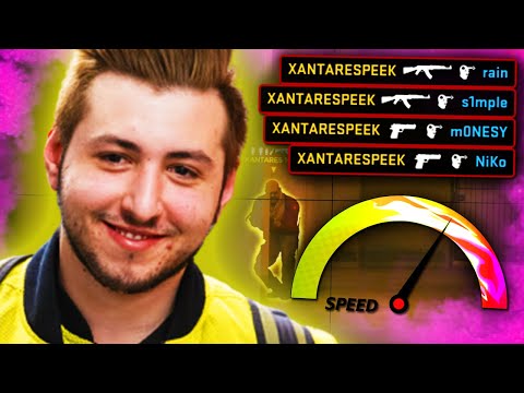 Top 30 Fastest XANTARES PEEKS Of All Time In CSGO!