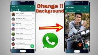 Change WhatsApp Home Screen Background | Any Photo Use | TECH Y TUBE Trick screenshot 3