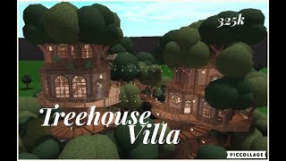 Bloxburg | Tree House Villa | Speed Build | 325k