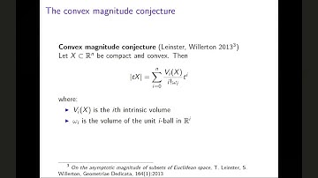 Nina Otter (4/23/19): The magnitude of a metric space