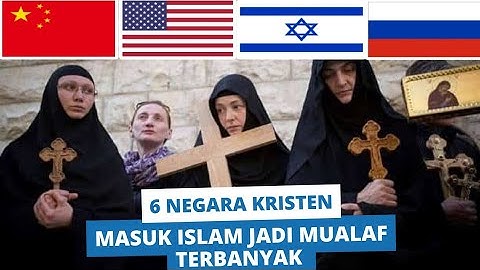 6 Negara dengan Mualaf TERBANYAK di dunia