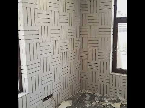 تصميم بناء طوب طوب احمر باربيكيو       