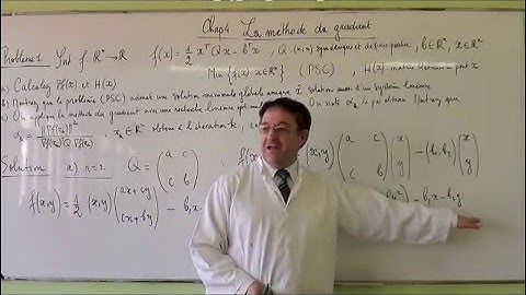 OPTIMISATION SANS CONTRAINTES   CHAPITRE4  METHODE DU GRADIENT   LECON2