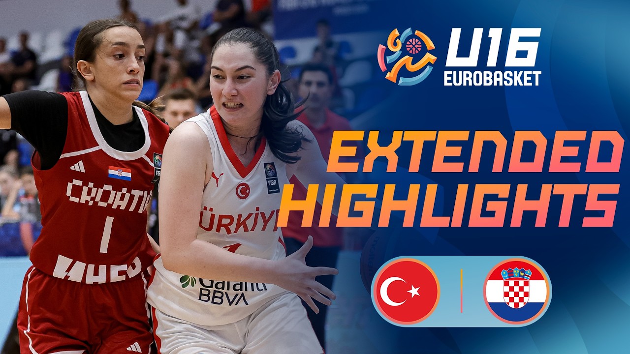Round of 16: Türkiye 🇹🇷 vs Croatia 🇭🇷 | Extended Highlights | FIBA U16 Women's EuroBasket 2026